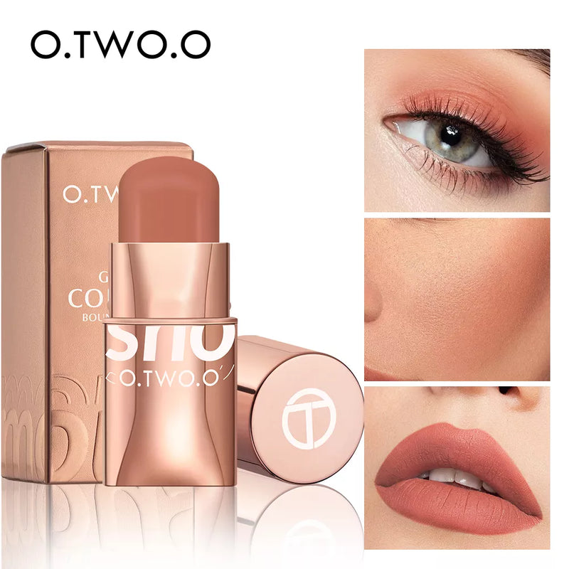O.TWO.O Glow Colour - Multifuncional Batom, Blush e Sombra 7g